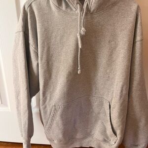TNA Gray Sweatshirt Relaxed Fit Cotton-Blend